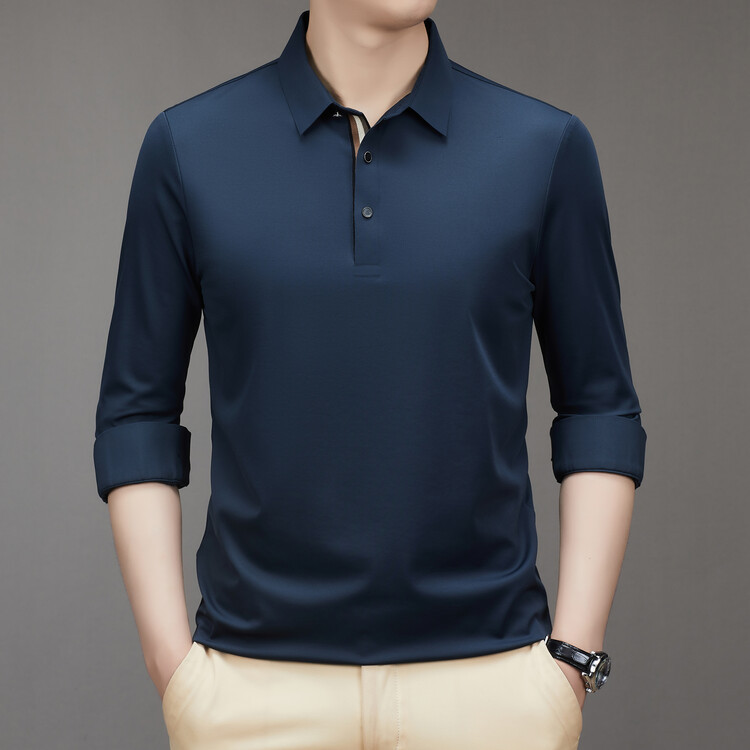 2025长袖T恤男士秋季潮流时尚休闲百搭宽松圆领卫衣潮牌男装牧绒