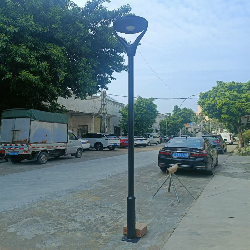 Cabezal de luz LED para jardín de 100 vatios, accesorio de iluminación de jardín de paisaje de aluminio en forma de Y de 3 metros, estándar europeo, cabezal de farola de suministro transfronterizo