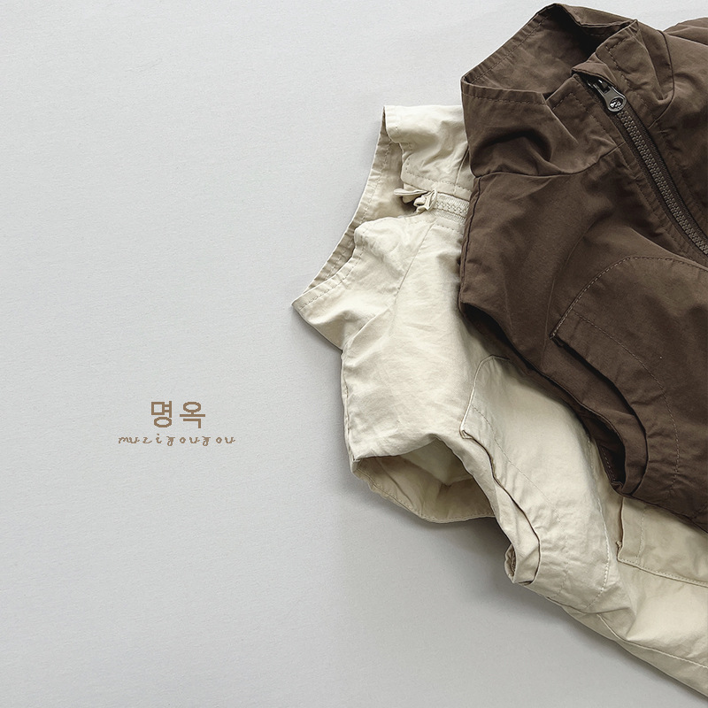 Harajuku estilo de los niños ropa de trabajo Chaleco de invierno nuevas niñas pequeñas y medianas estilo coreano forrado de lana caliente de moda chaleco fresco ropa para niños
