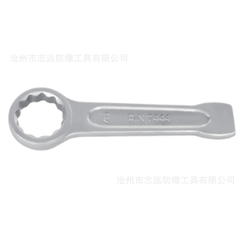 不锈钢材质敲击梅花扳手 SS304弯柄敲击梅花扳手