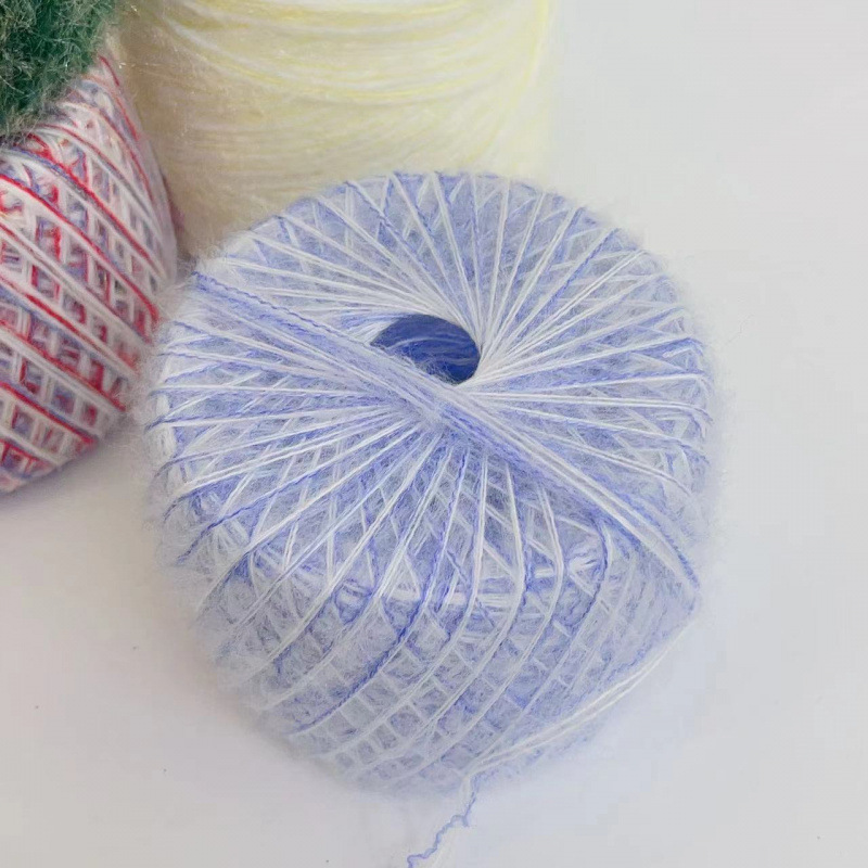 모헤어 3가닥 모딜랑가 화이트