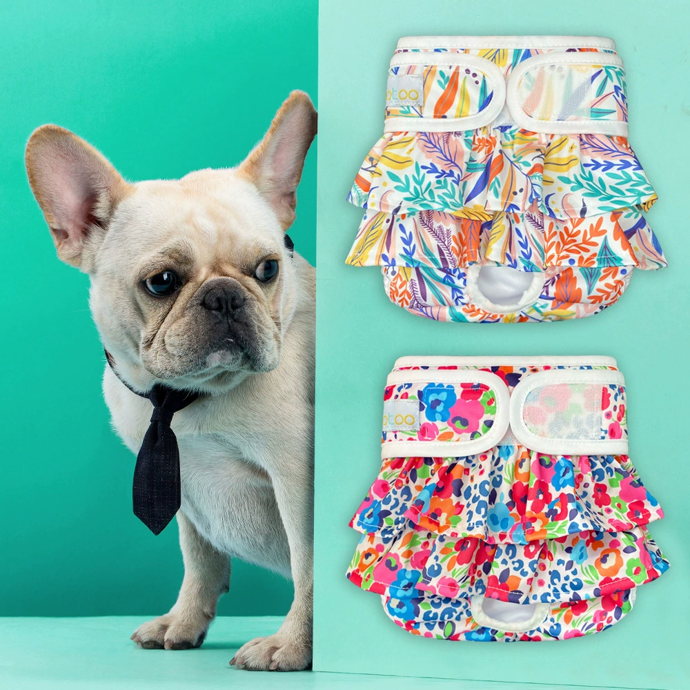 Amazon новые физиологические штаны для собак сука физиологические штаны подгузник менструальная Ткань подгузник для домашних животных физиологические штаны завод