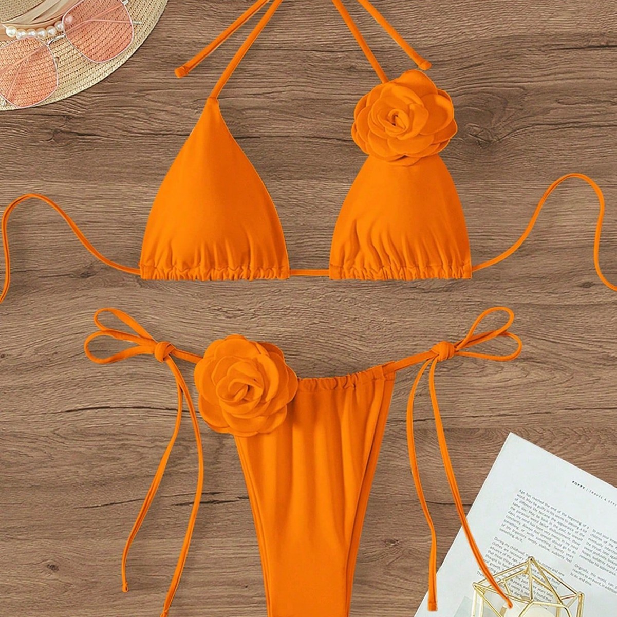 2026 Cross-Border New European and American Multi-Color Printed Seaside Sexy Split Swimsuit Bikini Export Bikini