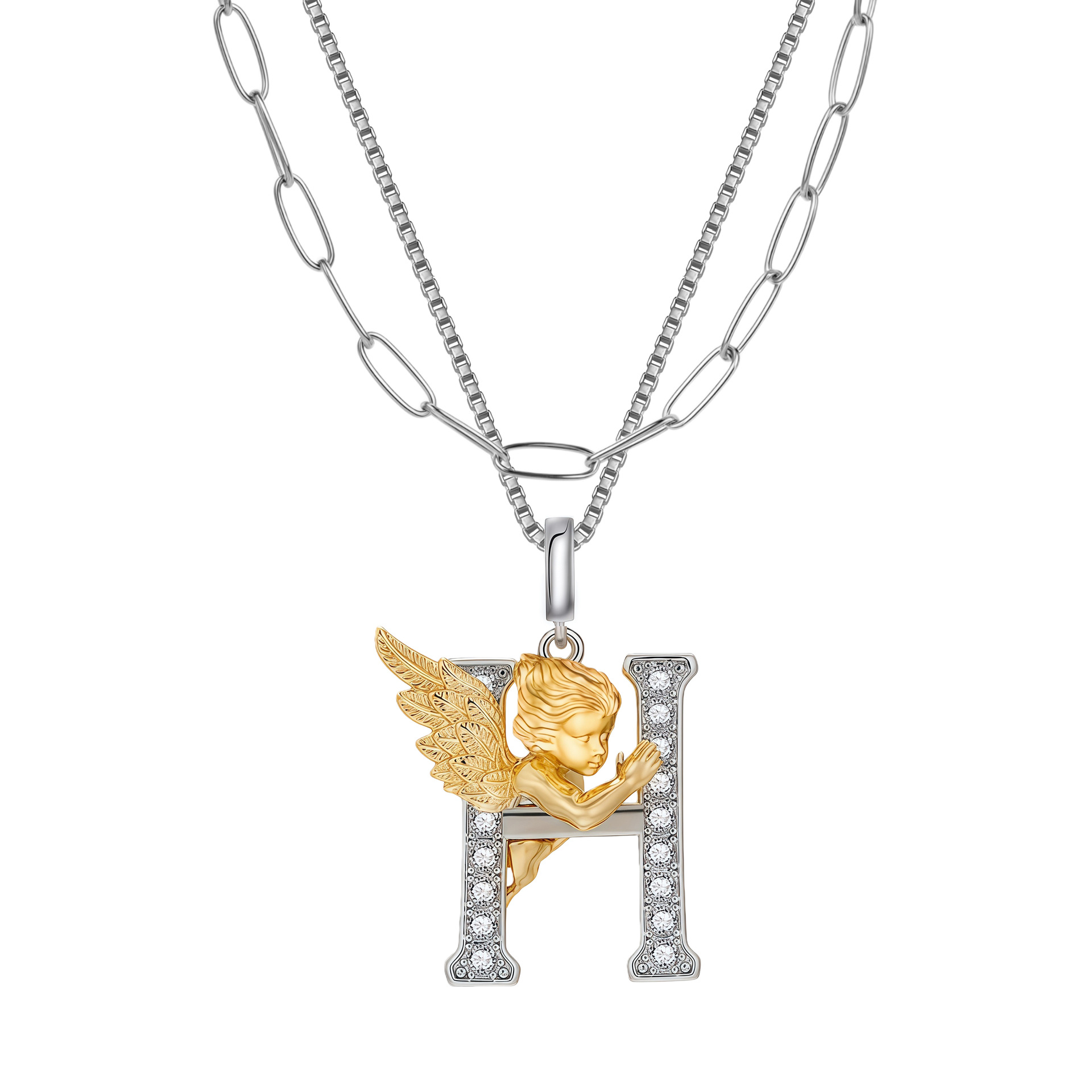 Colar de pérolas de luxo com fecho magnético para mulher_voghion.com