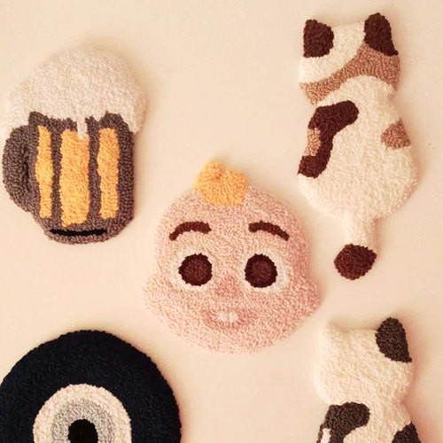 Russian Embroidery DIY Cup Mat Yarn Decoration Painting Embroidery Zero Foundation Material Package Set Gift 