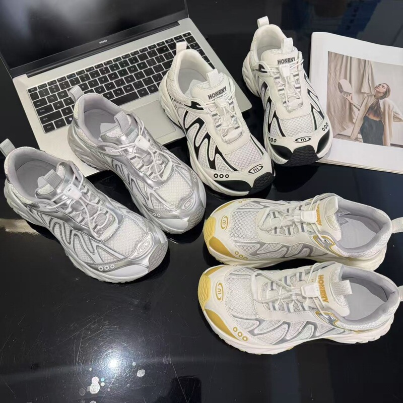 2025 New Summer Thick-Soled Dad Shoes for Women, Versatile Casual Sneakers, Breathable Single Mesh Shoes, Trendy Korean Style Women's Shoes 2025 New Summer Thick-Soled Dad Shoes for Women, Versatile Casual Sneakers, Breathable Single Mesh Shoes, Trendy Korean Style Women's Shoes