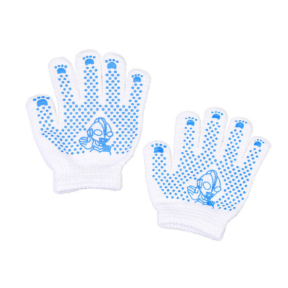 Baby protective gloves cut-resistant labor protection kindergarten children's line gloves non-slip tug-of-war gardening children's white gloves