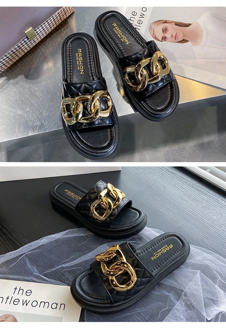 Plateau-Hausschuhe für Damen-Oberbekleidung, Mode 2023, neue Influencer, heißer Sommer, lässige Flip-Flops, rutschfeste Strandsandalen_voghion.com