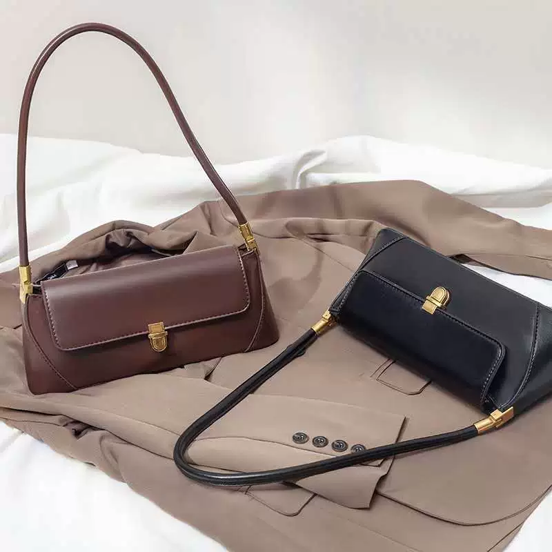 Underarm Shoulder Bag, Spacious Fashionable Women's Clutch, Structured Design, Multiple Colors