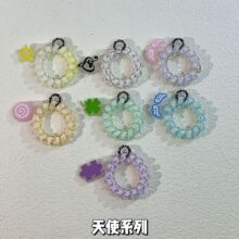 【2.0天使系列】可爱潮玩挂件挂饰tpu环保高弹电话线发圈发饰批发