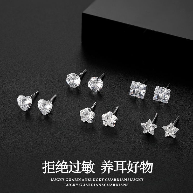 S999足銀ピアス女性気質日韓国個性ファッションシンプル創意潮人養耳洞イヤリングアクセサリー