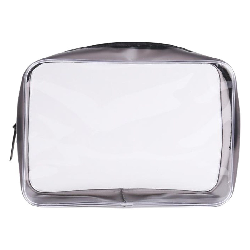 Bolsa de cosméticos transparente voltaje de PVC bolsa de almacenamiento de viaje impermeable bolsa de PVC de lavado de gran capacidad bolsa de cosméticos tridimensional