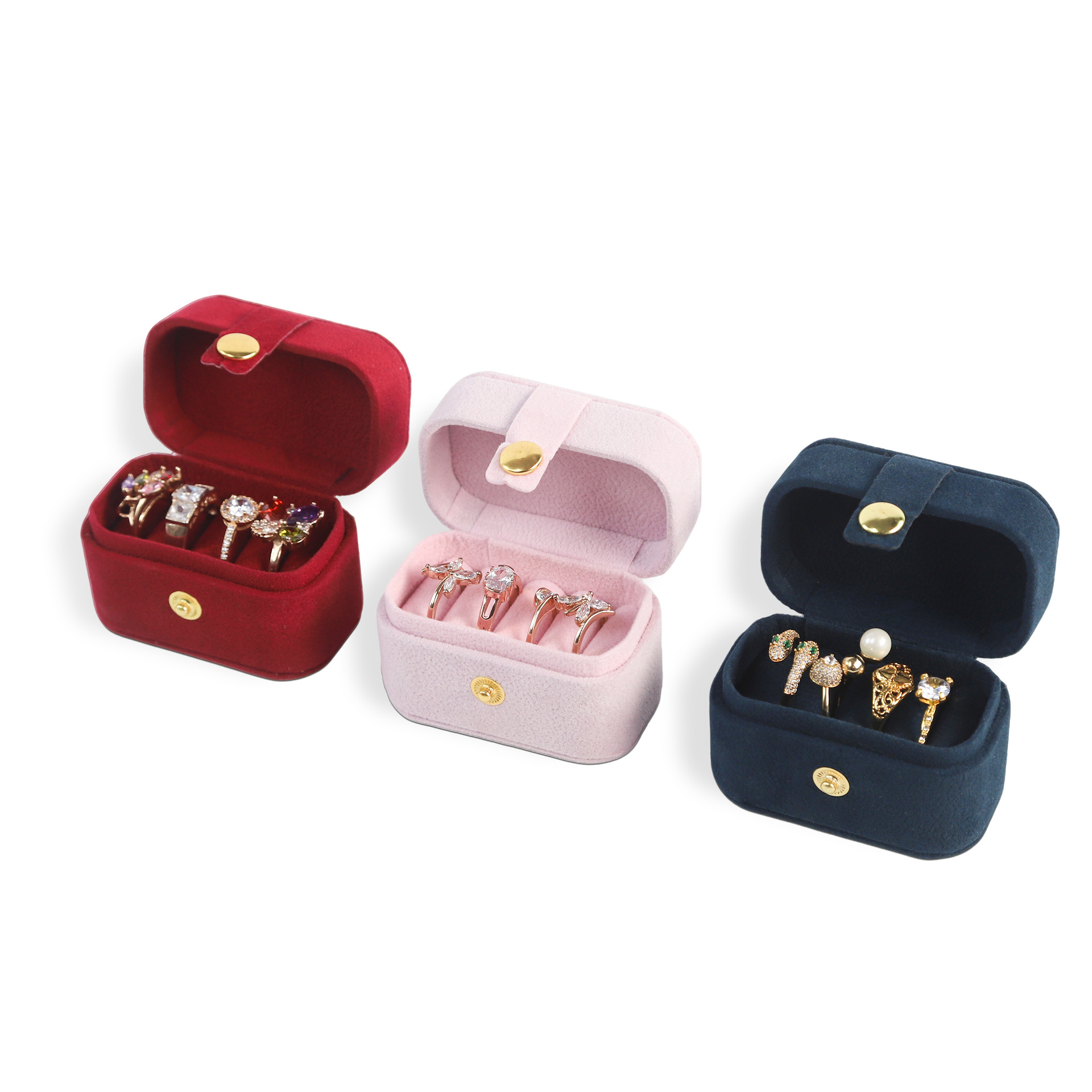 Spot mini joyero simple ins viento viaje aretes portátiles anillo collar joyería caja de almacenamiento