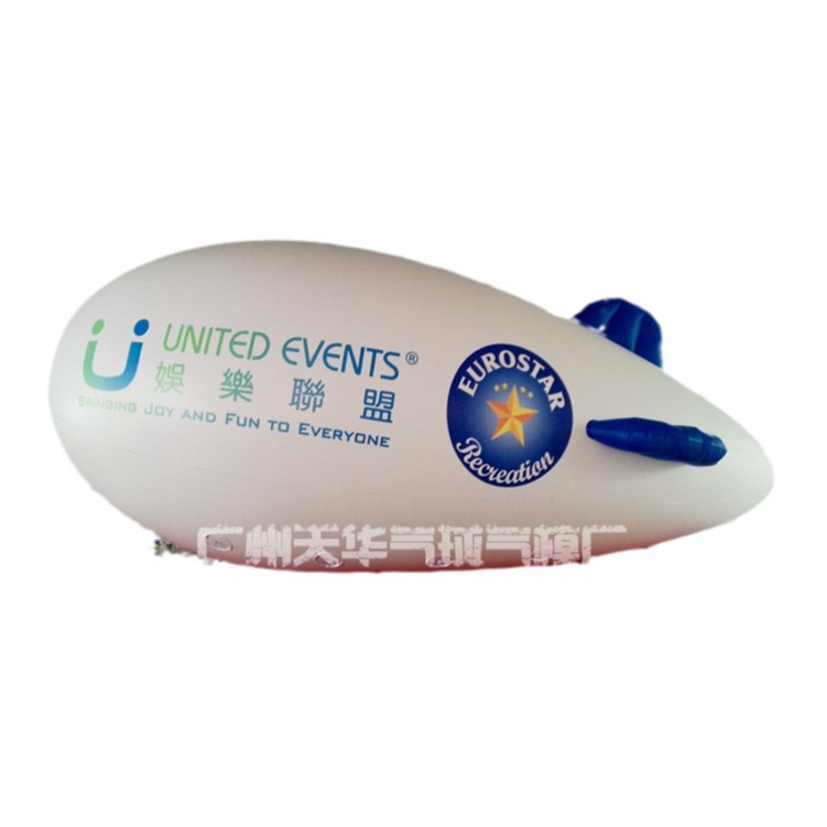 Fabricante al por mayor de dirigibles inflables de PVC personalizados, dirigible publicitario, modelo inflable de dibujos animados para inauguraciones