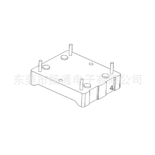 BASE36变压器磁环电感底座BASE36磁环底座BASE 2+2针 3664-1