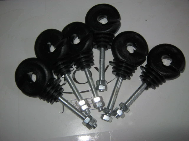 Забор для ранчо: 6 толстых плоских черных болтов с двумя колпачками, 100 штук. Перед подачей заявки в отдаленных районах обратитесь к продавцу за консультацией.