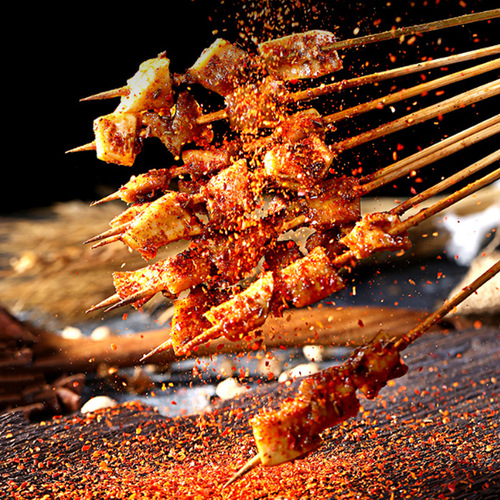 Disposable barbecue bamboo skewers fried skewers fragrant Bobo chicken barbecue commercial household outdoor barbecue BBQ wooden skewers
