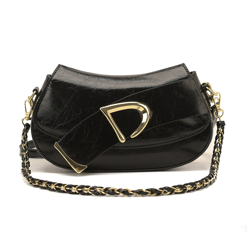 Bolso para mujeres 2026 nuevo diseño de cinturón transfronterizo, bolso cuadrado de textura de lujo ligero de cadena, bolso de hombro