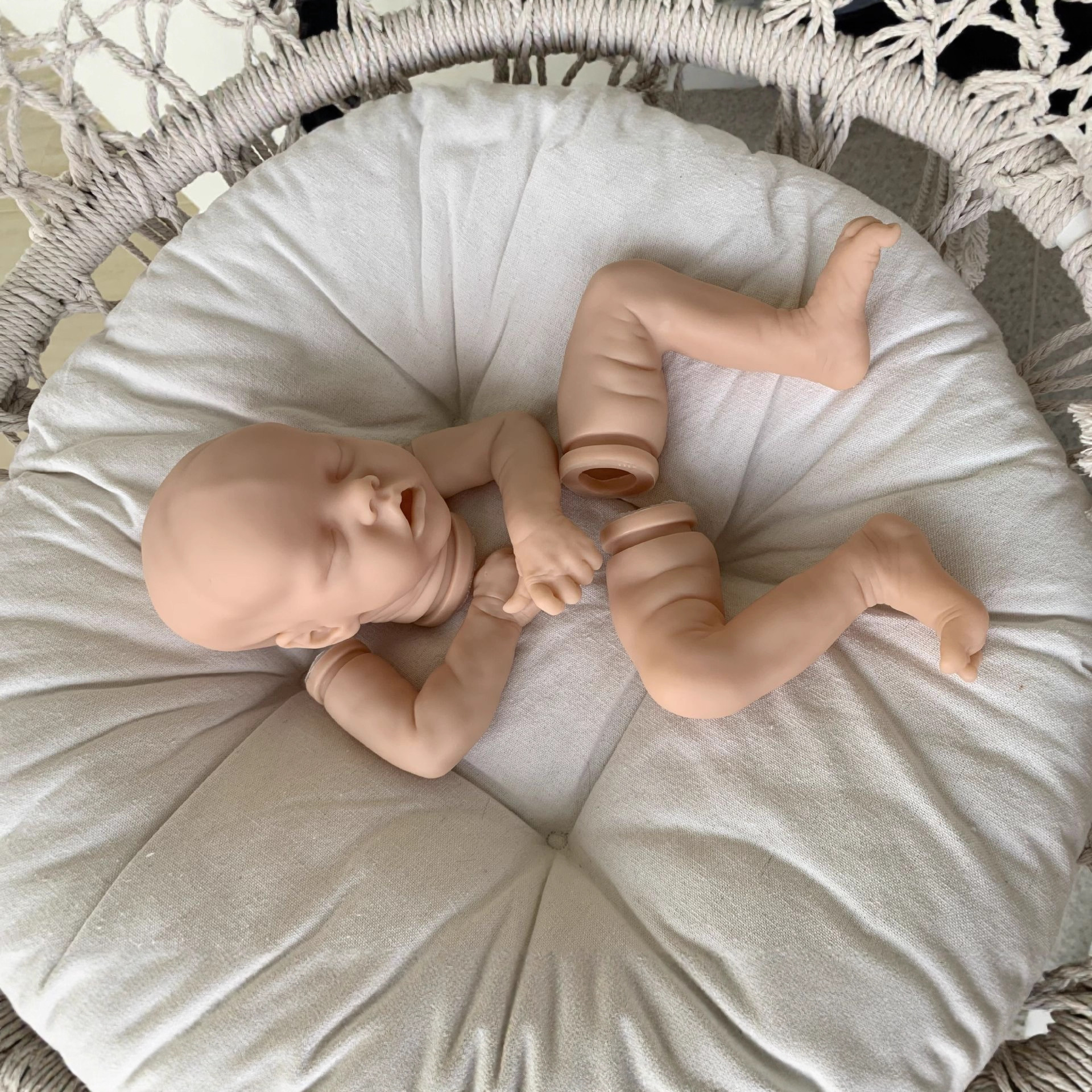 Kit de muñecas reborn TWIN A 18 "piezas de muñecas sin pintar color
