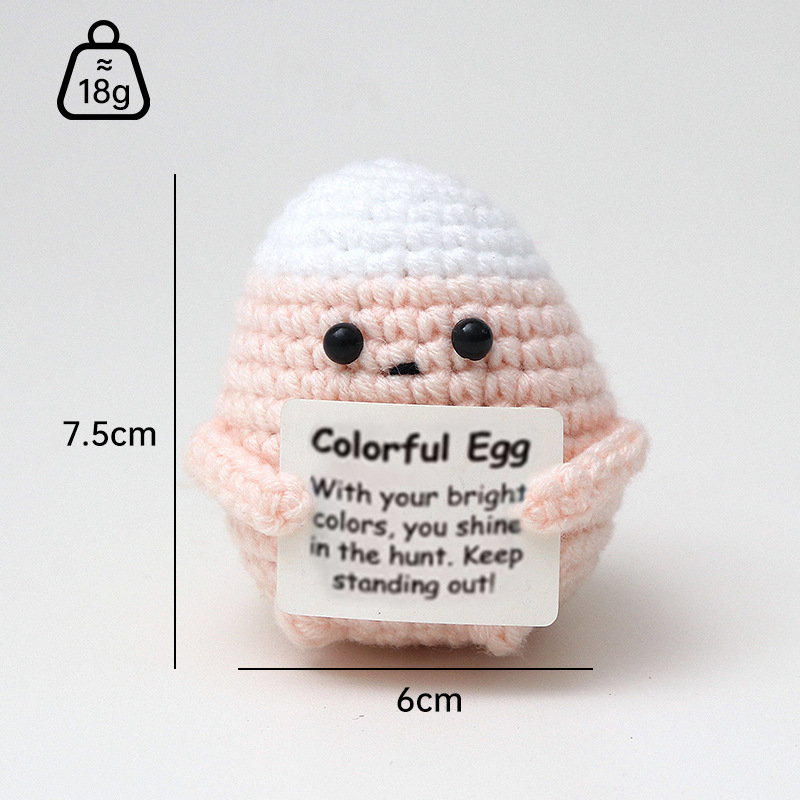 계란 핑크 화이트 포옹 카드