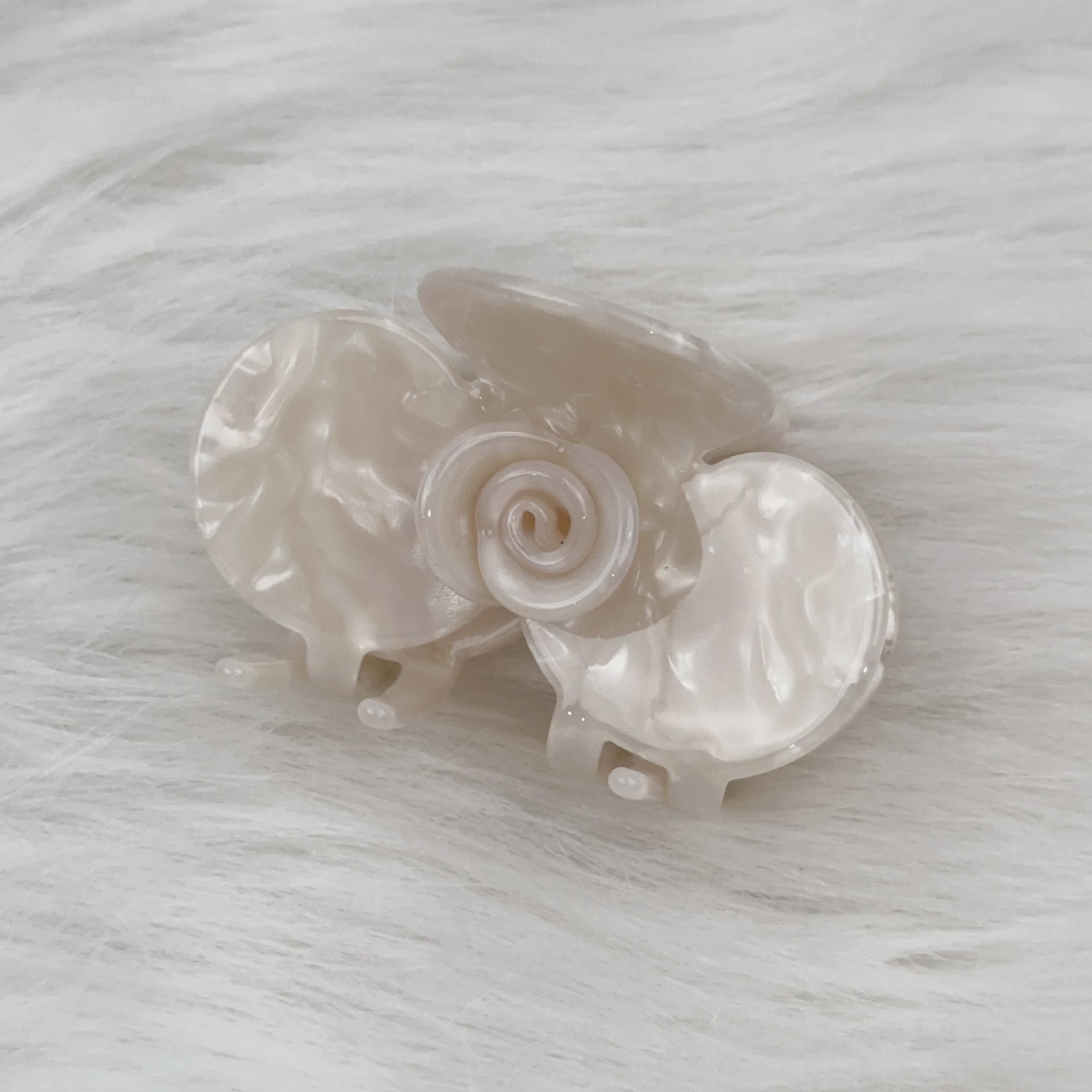 Fermaglio a fiore di rosa pinza per capelli stile francese_voghion.com