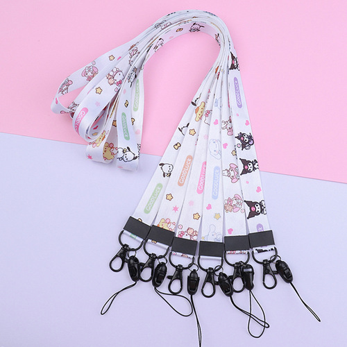 Sanrio character Patchouli Melody wholesale phone case with long chain necklace strap, cord holder, card holder strap