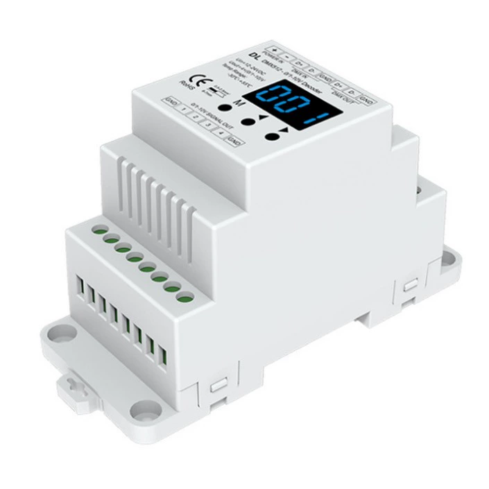 DMX512 Преобразователь сигнала DMX к 0/1-10V Декодер сигнала DL (Цена консультации обслуживания клиентов)
