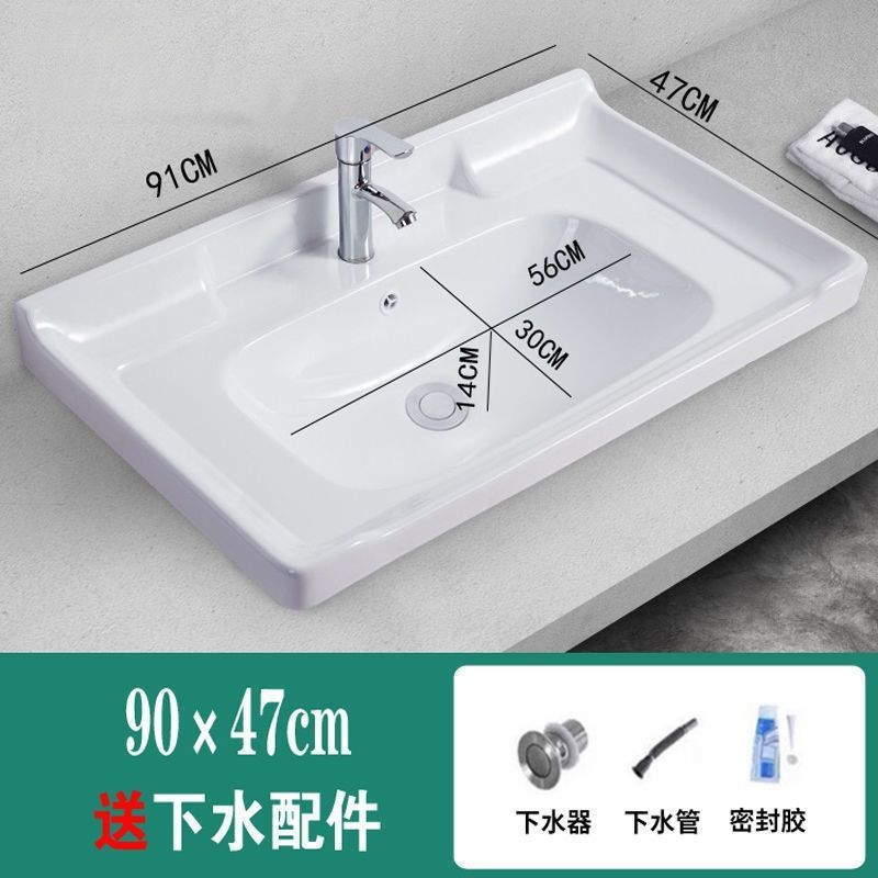 セラミック洗面台 床置き型 小型 簡易柱洗面台 賃貸住宅 浴室トイレ一体型洗面台|undefined