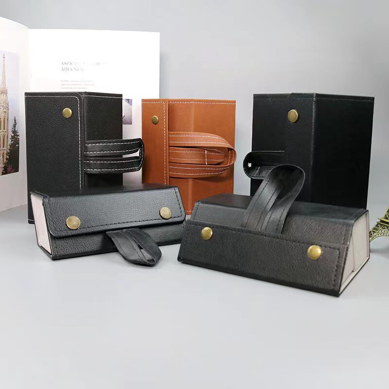Multi-grid glasses storage box handmade glasses jewelry box multifunctional Folding sunglasses plain glasses storage gift box batch