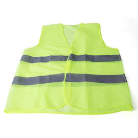网布反光衣 荧光黄 反光背心马甲 交通安全反光衣 图片拍摄中