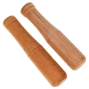 Solid wood garlic hammer stick grinding stick log handle household manual food supplement traditional Chinese medicine tamping pestle garlic handle