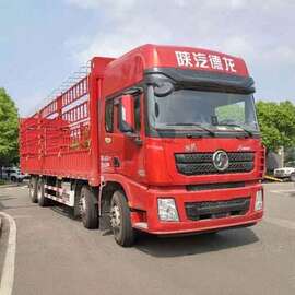 出口陕汽德龙冷藏车9.6米厢长价格  图片参数生产 绿通物流运输车