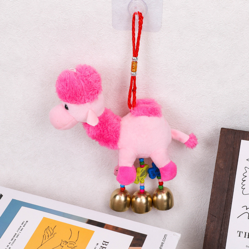 新しいラクダぬいぐるみ人形かわいい小さなラクダキーホルダーペンダント砂漠ラクダ人形バッグペンダント|undefined