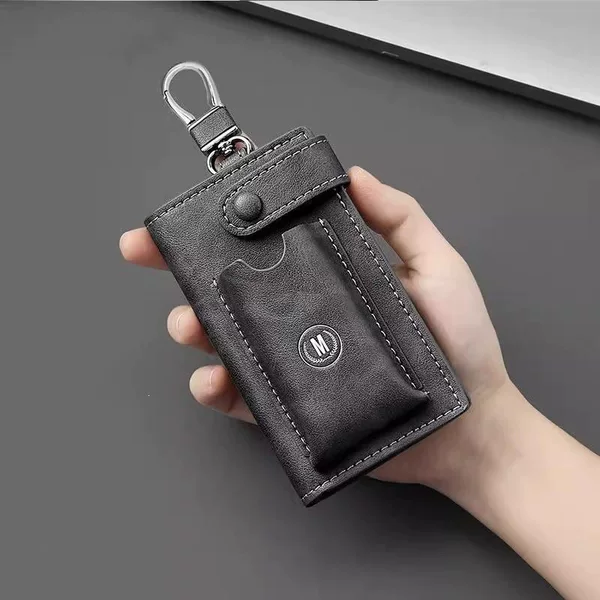 2025 New Luxury Car Key Case for Men, Waist-Hanging Card Holder, Exquisite Multifunctional Key Storage Gadget