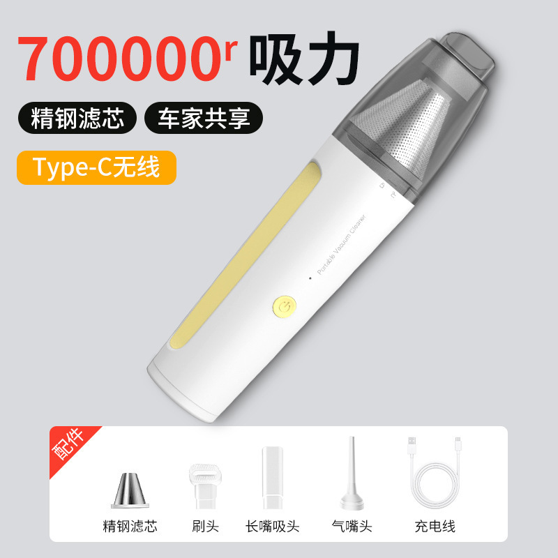 新型手持ち無線掃除機車用家庭用超携帯ペット毛髪掃除機は乾湿吸塵両用|undefined
