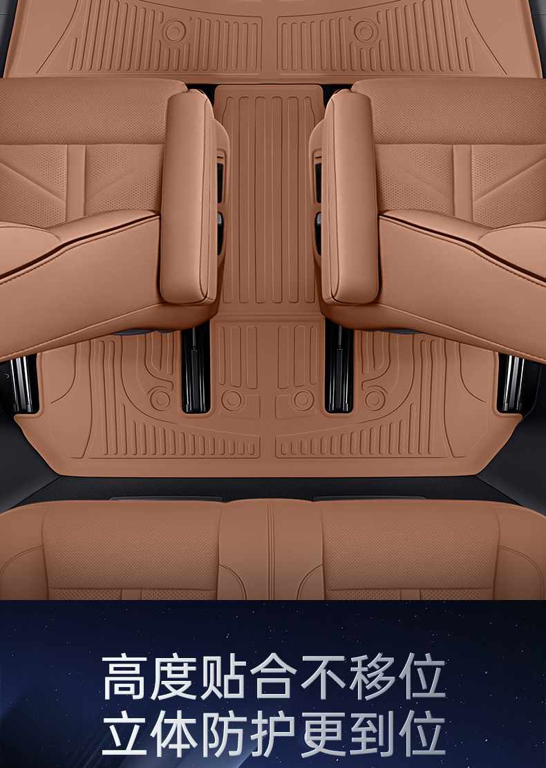 Suitable for Huajing S Floor Mats Tpe2026 Model Wuling Car Accessories Interior Modification Supplies Trunk Mat Carpet