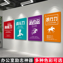 公司会议室文化墙面装饰画壁画办公室布置标语团队企业激励志挂画