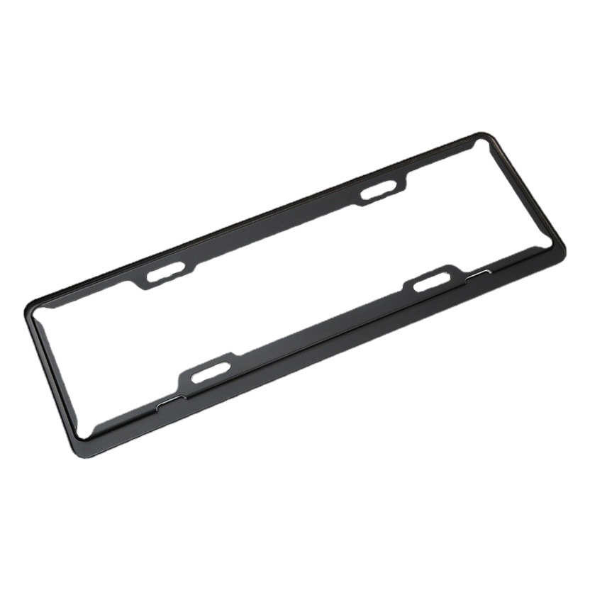 Nuevo coche de energía Marco de placa de matrícula negro Reglamento nacional Marco de placa de matrícula de coche eléctrico de plata Nuevo reglamento de tráfico Marco de placa de fibra de carbono