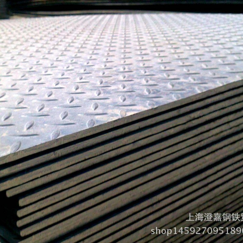 花纹钢板 Q235B花纹板 花纹铁板 镀锌花纹板 2.75*1500可定开长度