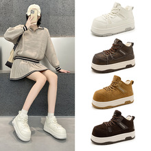 【加绒卡皮巴拉】大头雪地靴女2025冬新款厚底增高保暖大棉鞋