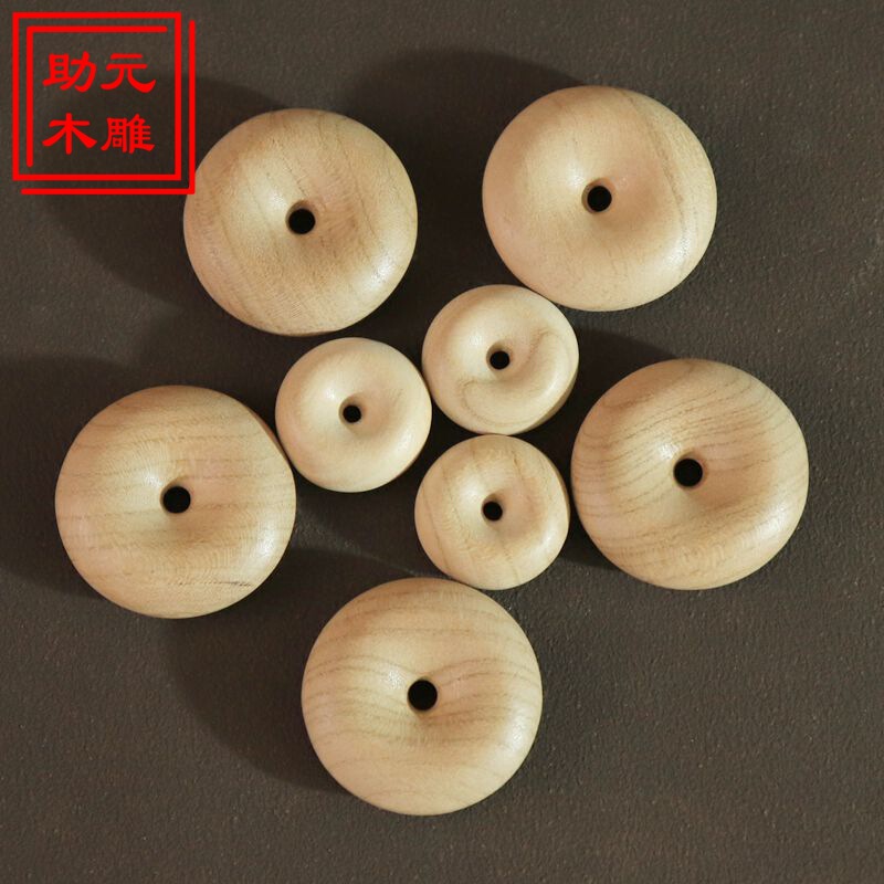 Mahogany Size Safe Buckle Bagel Bulk Wooden Crafts Keychain Baby Red Rope Bracelet Safe Accessories