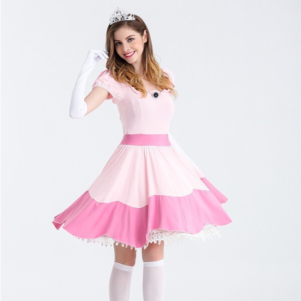 Foreign Trade Princess Rainbow Dash and Princess Aurora Dress Adult Holiday Party Masquerade European and American Cosplay Costume