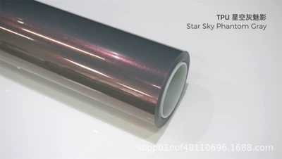 Car paint protective film: Scratches, Color Ppf - tpu-starry-sky-gray-phantom-15215m