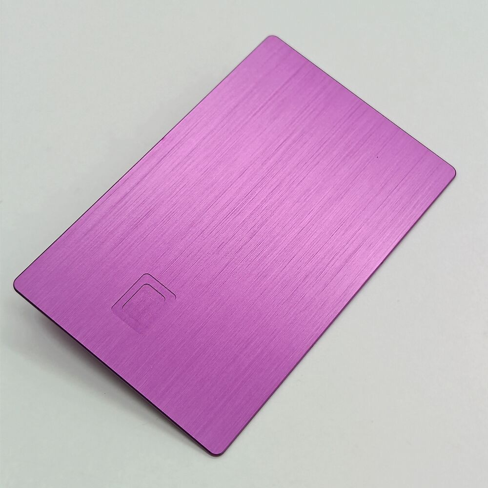 Матовый алюминий фиолетового цвета (маленькое отверстие для стружки)