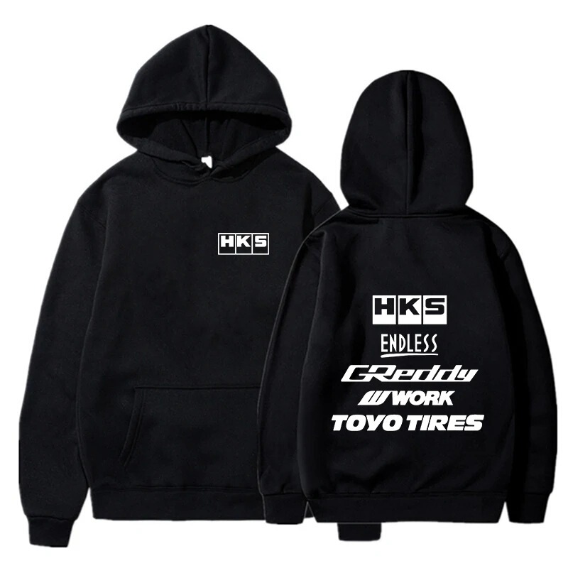 Jdm Modified Hks Endless Hoodie Men'S/Women's Retro Casual Sports Sweatshirt