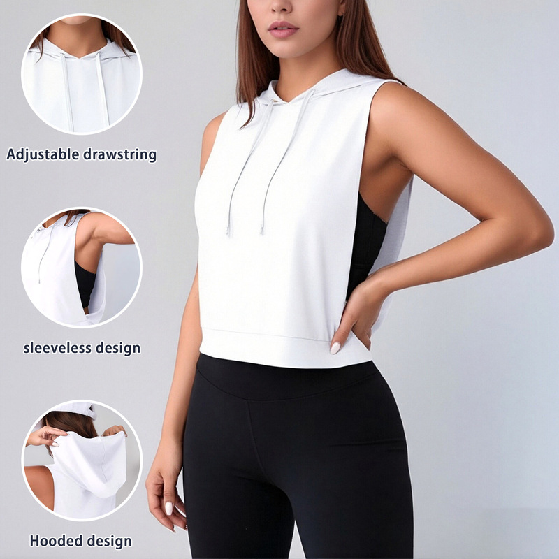 Cross-Border Summer Lightweight Breathable Loose Sleeveless Sports Vest Women's Running Top Fitness Vest Cross-Border Summer Lightweight Breathable Loose Sleeveless Sports Vest Women's Running Top Fitness Vest