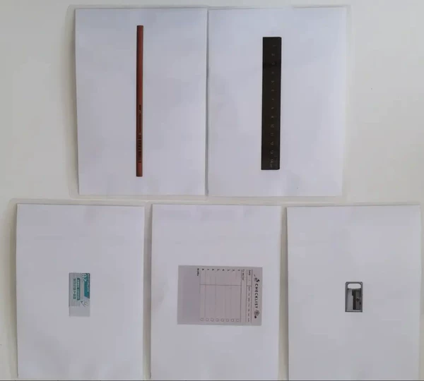 Stationery plastic card
