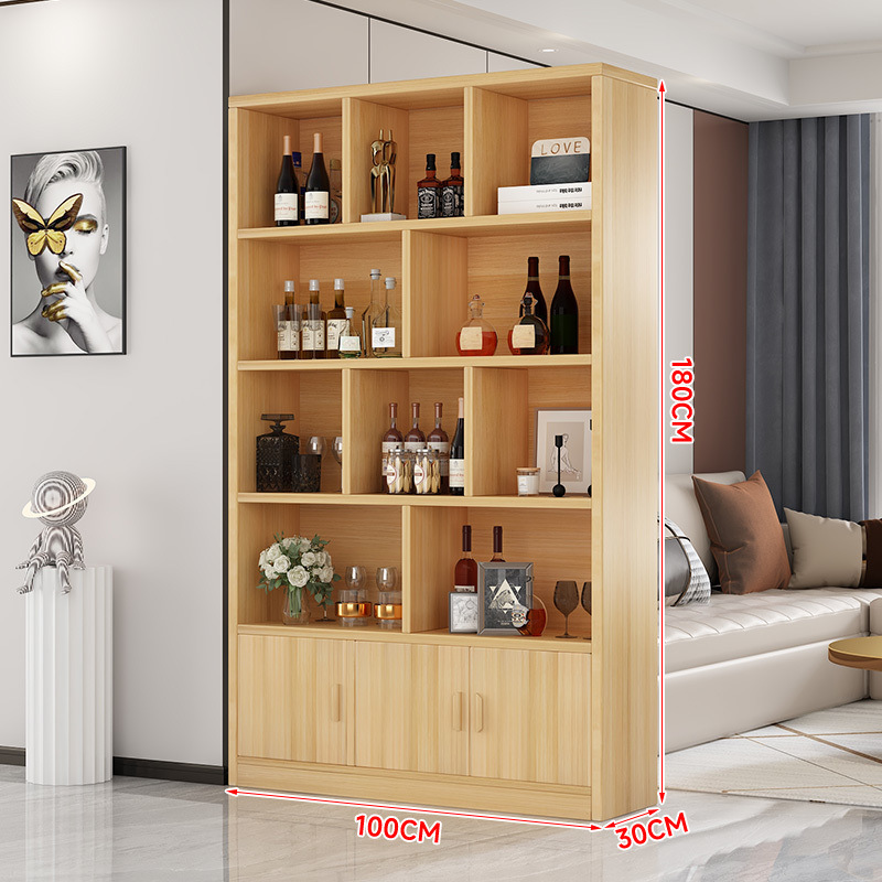 Gabinete de archivos de oficina Gabinete de archivos de madera Gabinete de archivos de madera simple y moderno con puertas Gabinete de almacenamiento multicapa