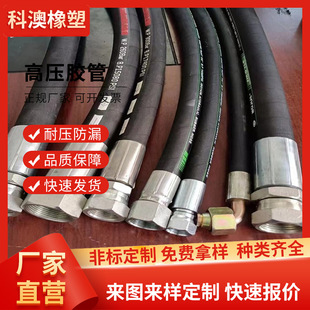 High-Pressure Hose, Steam Hose, Hydraulic Oil Pipe, High-Pressure Hose Assembly, Forklift, Excavator, Steel Wire, Rubber Pipe, Explosion-Proof