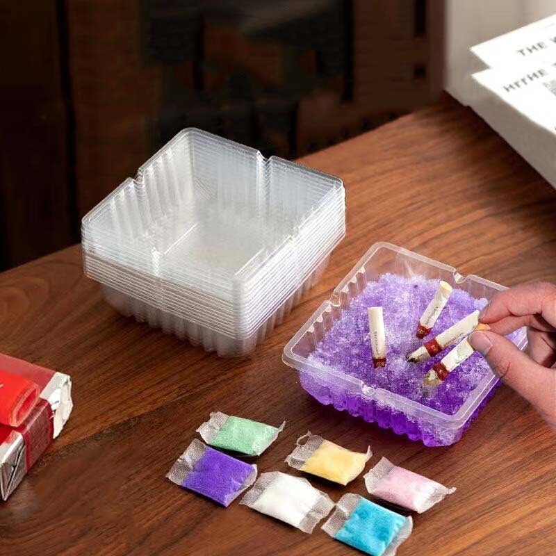 Disposable Ashtray for Home Use, Portable Lazy Ashtray, Anti-Fly Ash, Smoke Extinguishing, Odor Removal Cleaner for Office Disposable Ashtray for Home Use, Portable Lazy Ashtray, Anti-Fly Ash, Smoke Extinguishing, Odor Removal Cleaner for Office